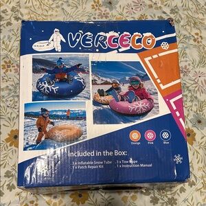 Verceco Inflatable Snow Tube Set